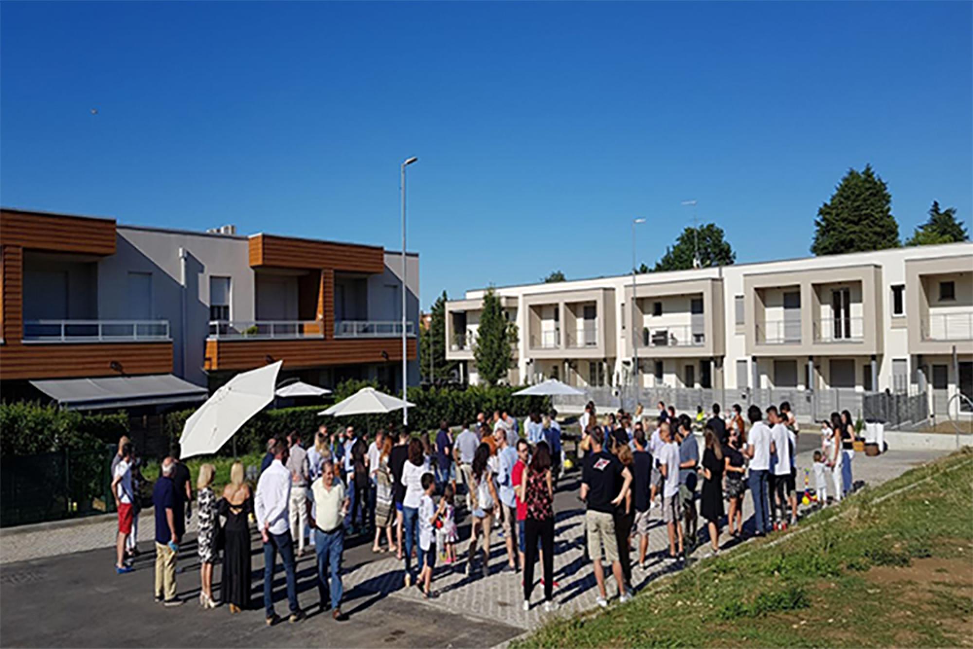 Inaugurato il quartiere verde. Nessun allacciamento al metano