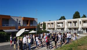 Inaugurato il quartiere verde. Nessun allacciamento al metano